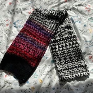 Patterned colorful scarf